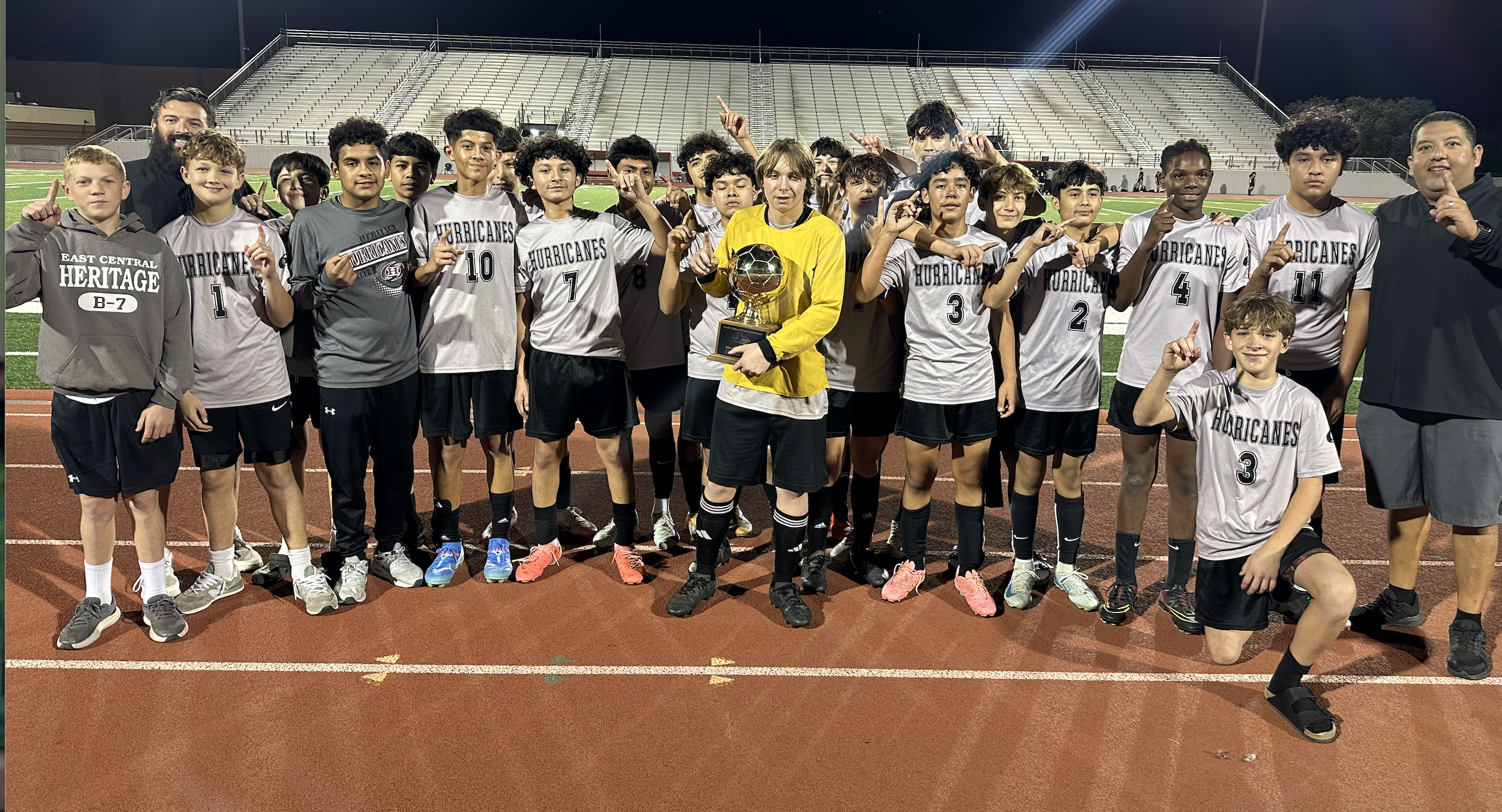 Our 8th grade boys finished as the 2024 South Texas Athletic Conference (STAC) Champions!!!!